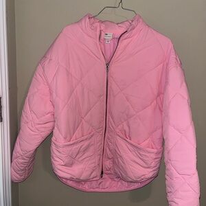 Pink Quilted Jacket